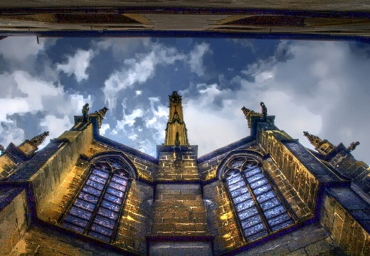 Seitengasse am Metzer Dom.