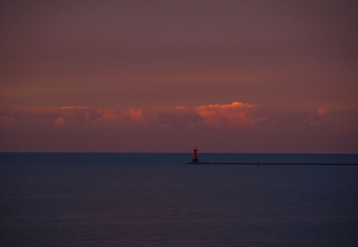 Abend an der Laterne